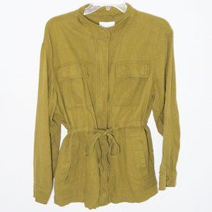 Old Navy Lg Mustard Utility Jacket